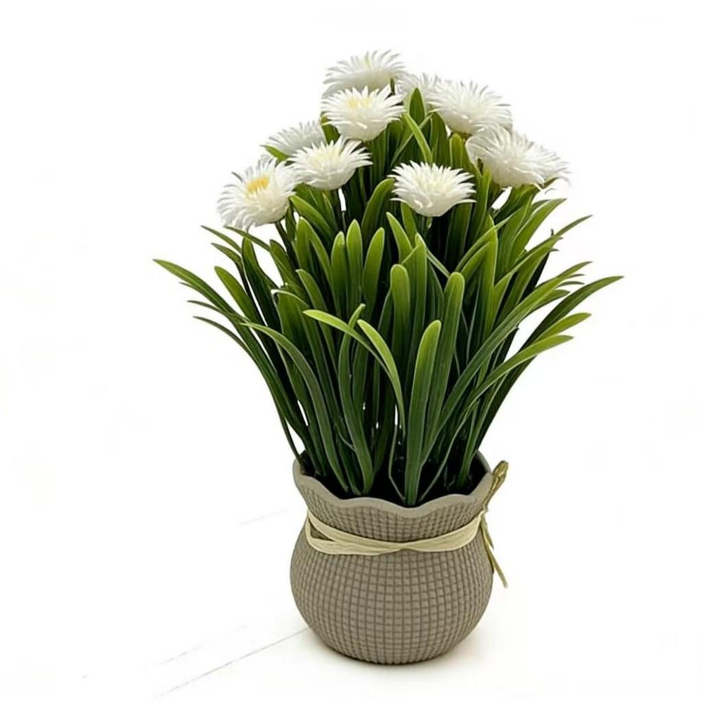 Nordic Daisy Artificial Potted Plant for Office and Home Decor