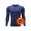 Men's Compression Sports Tights - Warm, Quick-Dry, High-Elastic for Winter Fitness & Basketball.