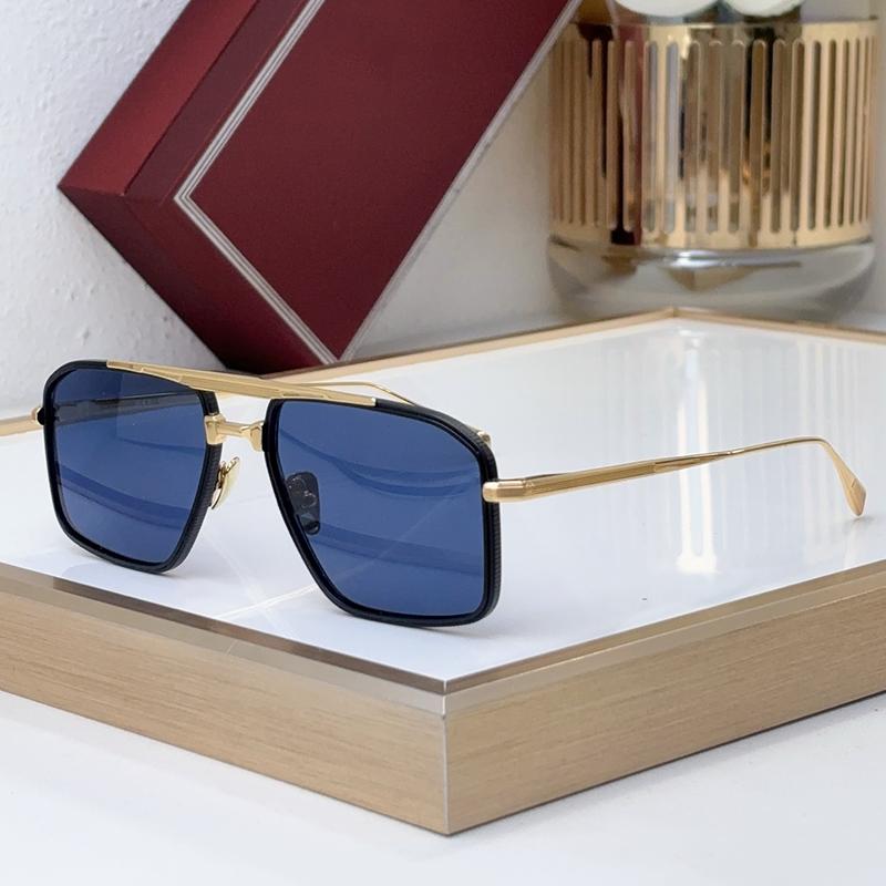 Men's Fashionable High Street Gold Pilot Sunglasses EARL Classical Top Quality Double Bridge Alloy Solar Glasses Male