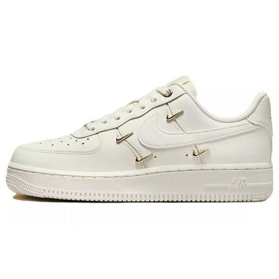 Nike Air Force 1 '07 LX Low Mini Swoosh Metallic Gold WMNS FV3654-111