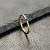 2mm Super Fine Stainless Steel Rings Japan Korea Fashion Flat Inside Spherical Titanium Ring Jewelry Accessories