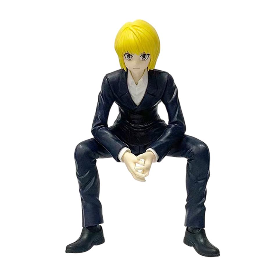 Anime Full Time Hunter 6 style Sitting Posture Xiaojie PVC Model Desktop Collection Ornaments Toys Christmas kids Gift