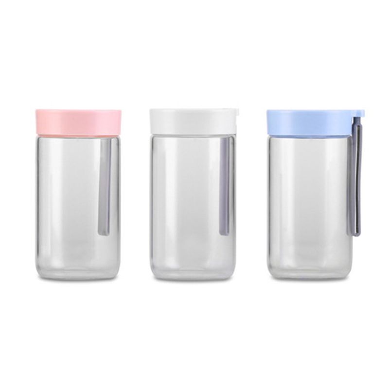 LACUZIN Tritan My Bottle Multipurpose Storage Container Tumbler 1+1 (Random Color)