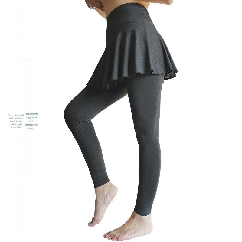 Pantaloni de Yoga cu Talie Înaltă cu Senzație Nudă și Efect de Ridicare a Feselor - Uscare Rapidă, Sport, Dans, Alergare.