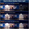 Solar LED Outdoor Motion Sensor Flood Light with Remote Control, Dusk To Dawn Function Solar Wall Lamp, Solar Courtyard Security Light