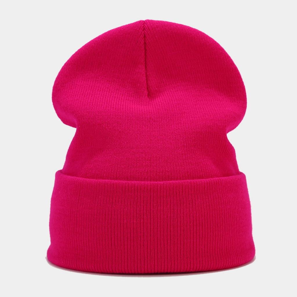 Strickmützen, Damenhüte, Einfarbige Hüte, Herbst- und Winterhüte, Glatt gestrickte Mützen, Bommelmützen, Herrenhüte, Outdoor-Hüte, Kalte Hüte, Warme Hüte