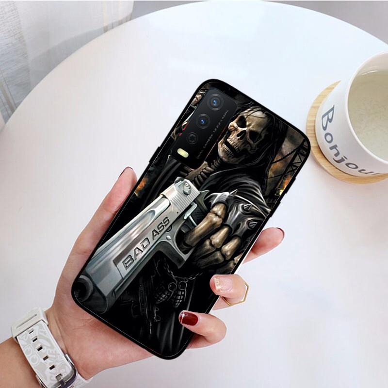 Grim Reaper Skull Phone Case for VIVO Y31 Y21 Y70 Y21S Y20 Y72 1907 Y12 Y11S Y53S Y33S Y55 Y76 Y51 Y15S Y01