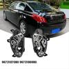 1 Pair Car Rear Tail Light Lamp Holder Circuit Board 9673187080 9673186980 for 508 11-14 Brake Taillamp Base Replacement