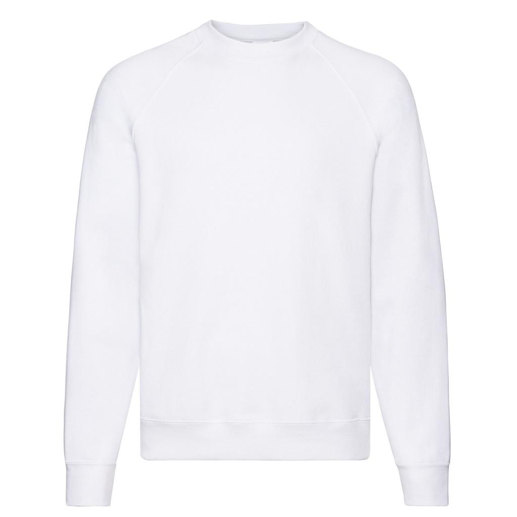 Fruit of the Loom Unisex Adult Classic Plain Raglan Sweatshirt