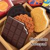 80 Pages/Set Oreo Notepad Simulation Chocolate Cookie Pocket Notepad Portable Notebook Students Stationery Gifts School Supplies
