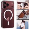 Coque pour iPhone 18 PRO MAX - Silicone Transparent avec Cercle magnétique intégré Phonillico®