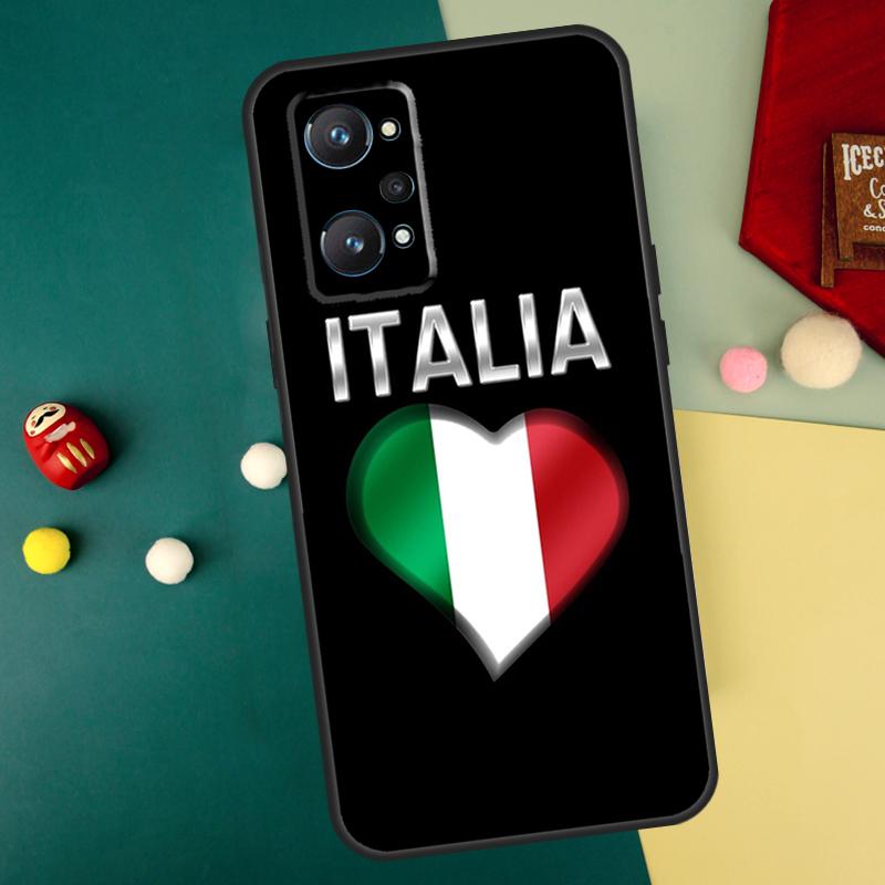Italy Flag For Realme 15 Pro GT7 C55 C71 C53 C67 C75 C61 C33 C63 C51 C65 10 11 12 13 14 Pro Plus Case