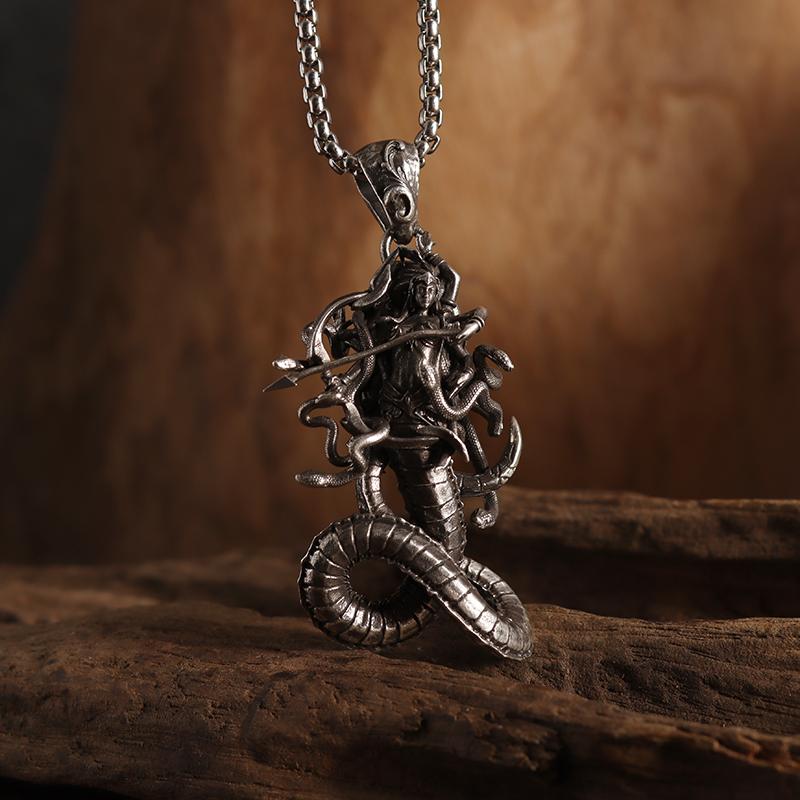 Exquisite Witch Broom Necklace Cute Magic Girl Pendant Men Women Rock Party Trendy Jewelry Halloween Gift