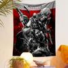 Assassin's Creed Tapestry Wall Hanging, Stealth Game Logo Poster Art, Gamer Wall Decor for Bedroom Living Room Dorm