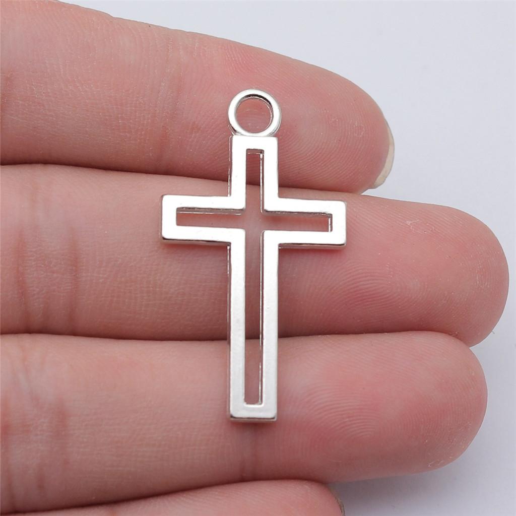 Large Crosses Detailed Religious Charm Antique Bronze Zinc Alloy Jewelry Making Supplies Necklace Making DIY Charms