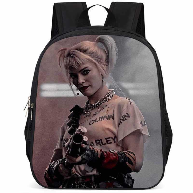 Spacious 15 Inch Harley Quinn Backpack Large Capacity Lightweight Oxford Fabric