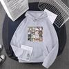 Harajuku Cats Floral Casual Loose Hooded Sweatshirt - Hot Selling 16 Styles