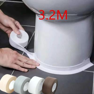 Autocollants Bande Murale Imperméable Salle de Bain Cuisine Bande d'Étanchéité Carton Bande de Calfeutrage Murale Salle de Bain Douche Lavabo Baignoire Bande de Masquage Contour Affiches pour la Maison