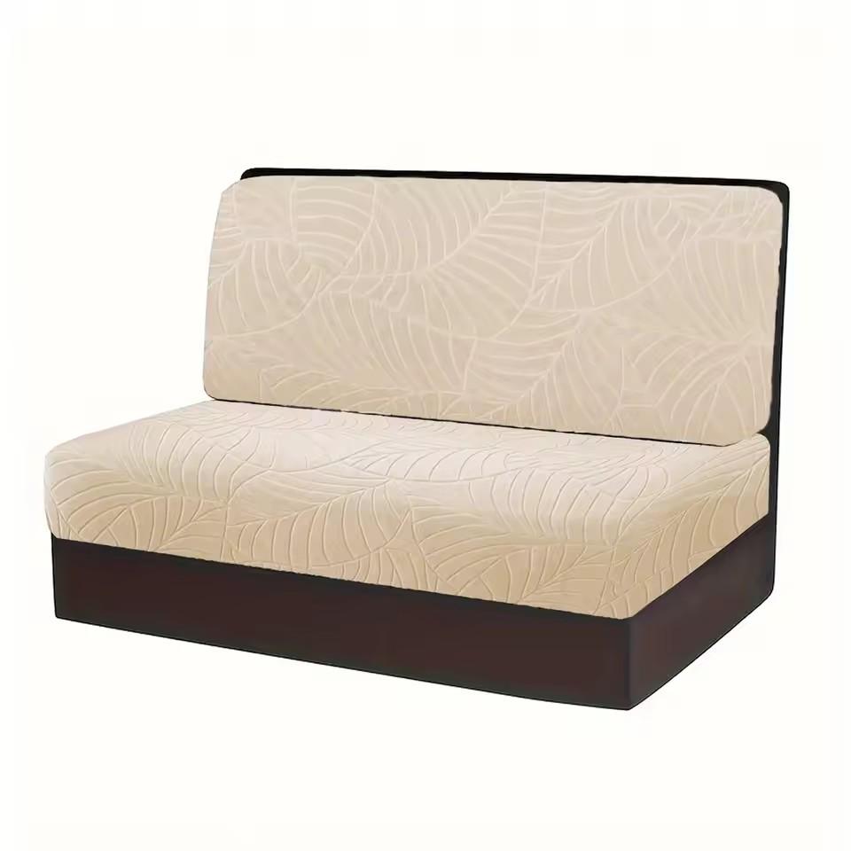 2 Stück/Set Jacquard Wohnmobil Dinette Kissenbezüge Dehnbar Camper Sofa Sitzbezüge Verstellbare Essplatzbezüge Bank Rückenlehnen-Dekor