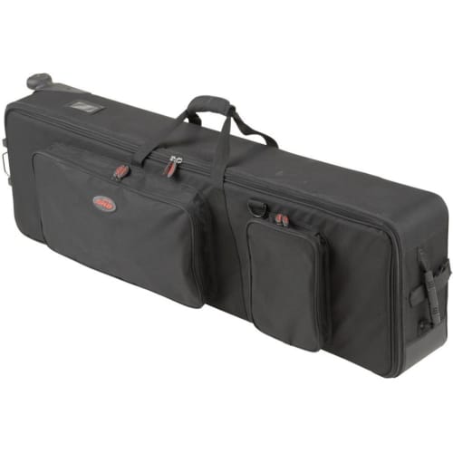 SKB 76-Key Keyboard Case, Semi-Hard Type with Casters (1SKB-SC76KW)