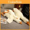 Huge 19.7/35.4/51.2in White Goose Plush Sleeping Toy Cushion For Kids