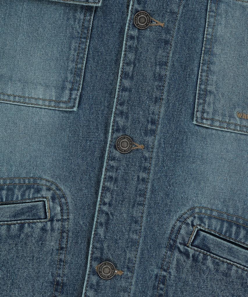 Wacky Willy Denim Trucker Jacket Blue