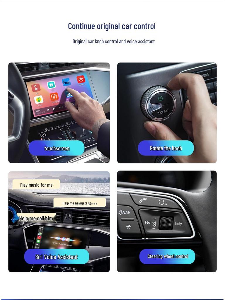 Custom Carlinkit Wired To Wireless CarPlay Adapter - Android 13.0 HDMI Box