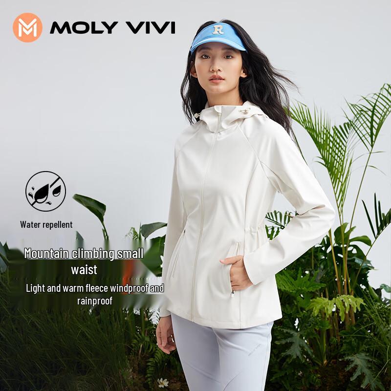 MOLY VIVI Women's Fleece-Lined Soft Shell Jacket
