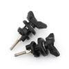 Premium Black Windshield Adjustment Screws For Bmw R1200gs Adv Motorcycle Models