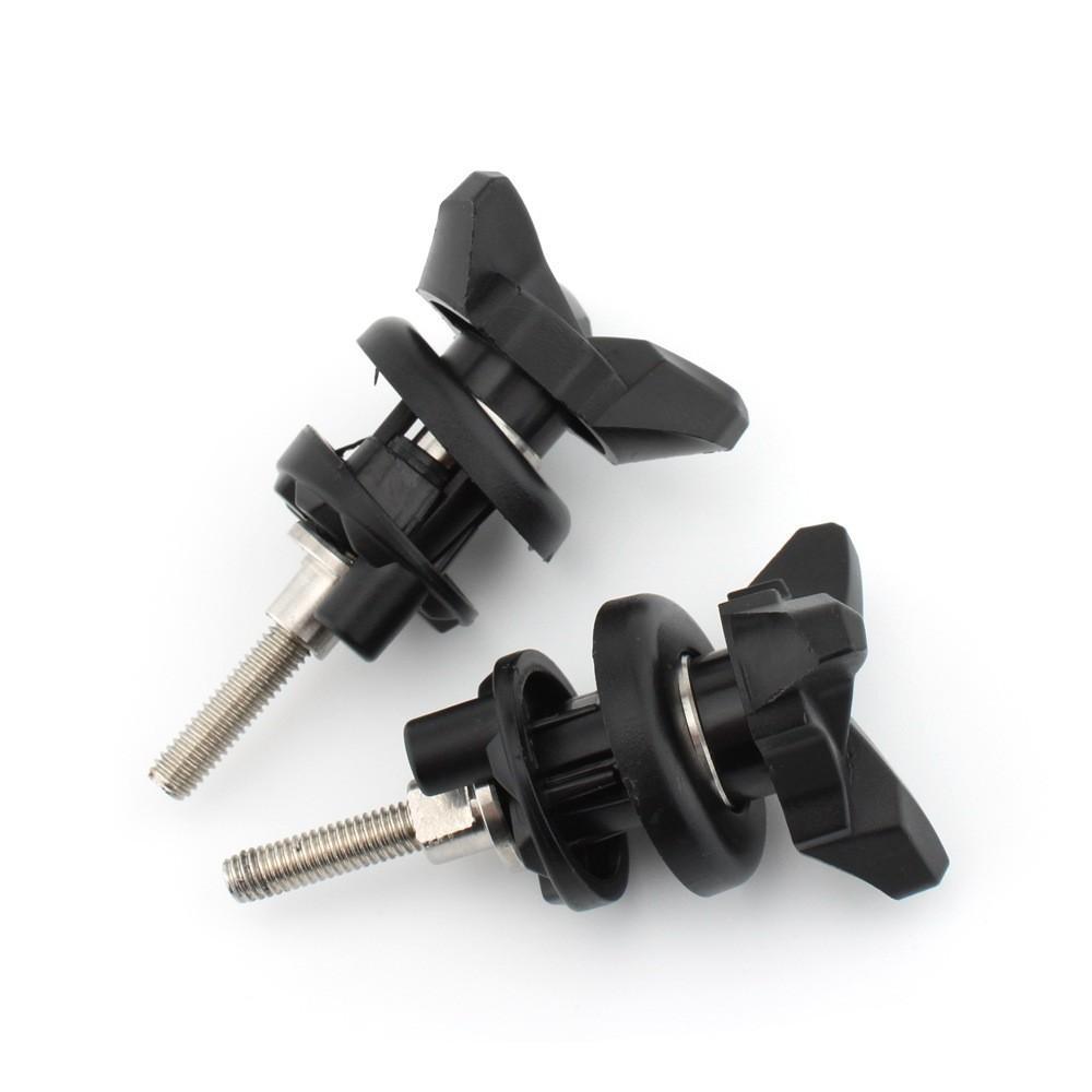 Premium Black Windshield Adjustment Screws For Bmw R1200gs Adv Motorcycle Models