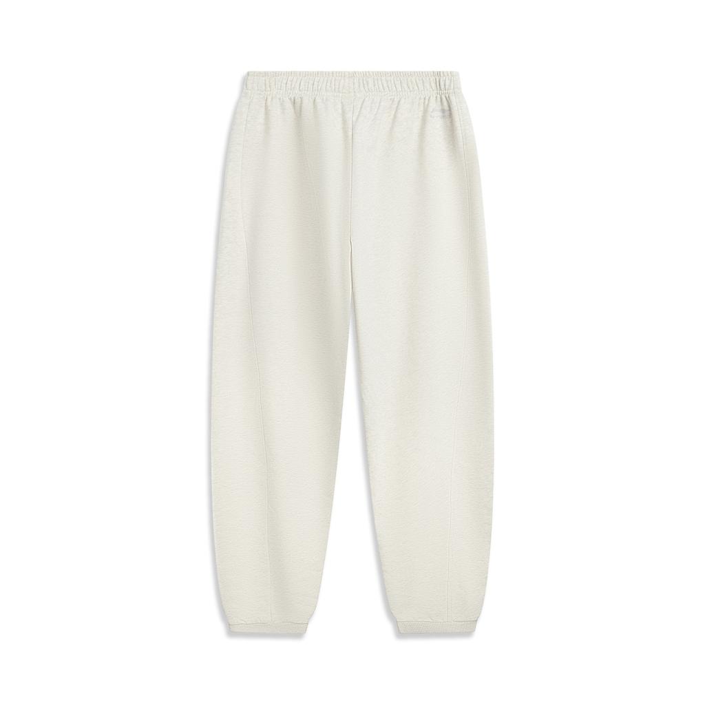 Li Ning Sports Lifestyle Series Loose Letter Embroidery Sweatpants Knitted Sports Pants Women Bottoms AKLVC14-7