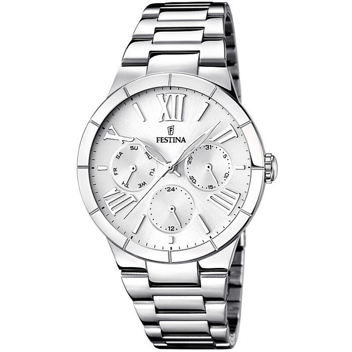 Montre - Festina - F16716/1 - Blanc - Acier - Étanchéité 5 Atm