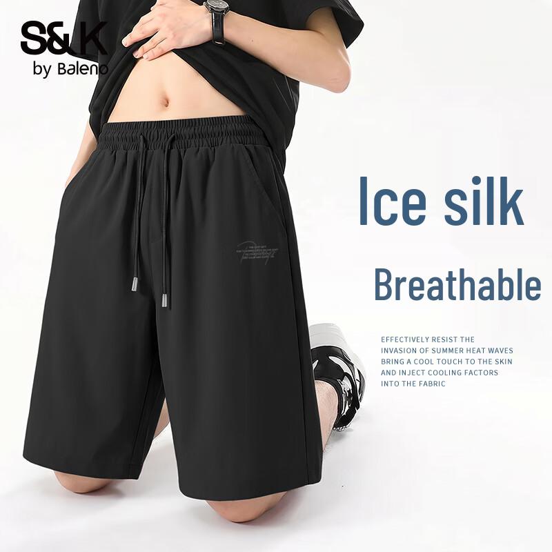 Baleno Men s Ice Silk Quick-Dry Casual Shorts M