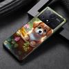 Cartoon Dogs Case for Xiaomi Poco X6 X3 NFC M5s X5 F3 M4 M3 Pro Black Silicone Soft Phone Cover Coque