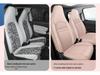 2022 Leapmotor T03 Star Diamond Leather Car Seat Cover, Gold Edition, All-Season.