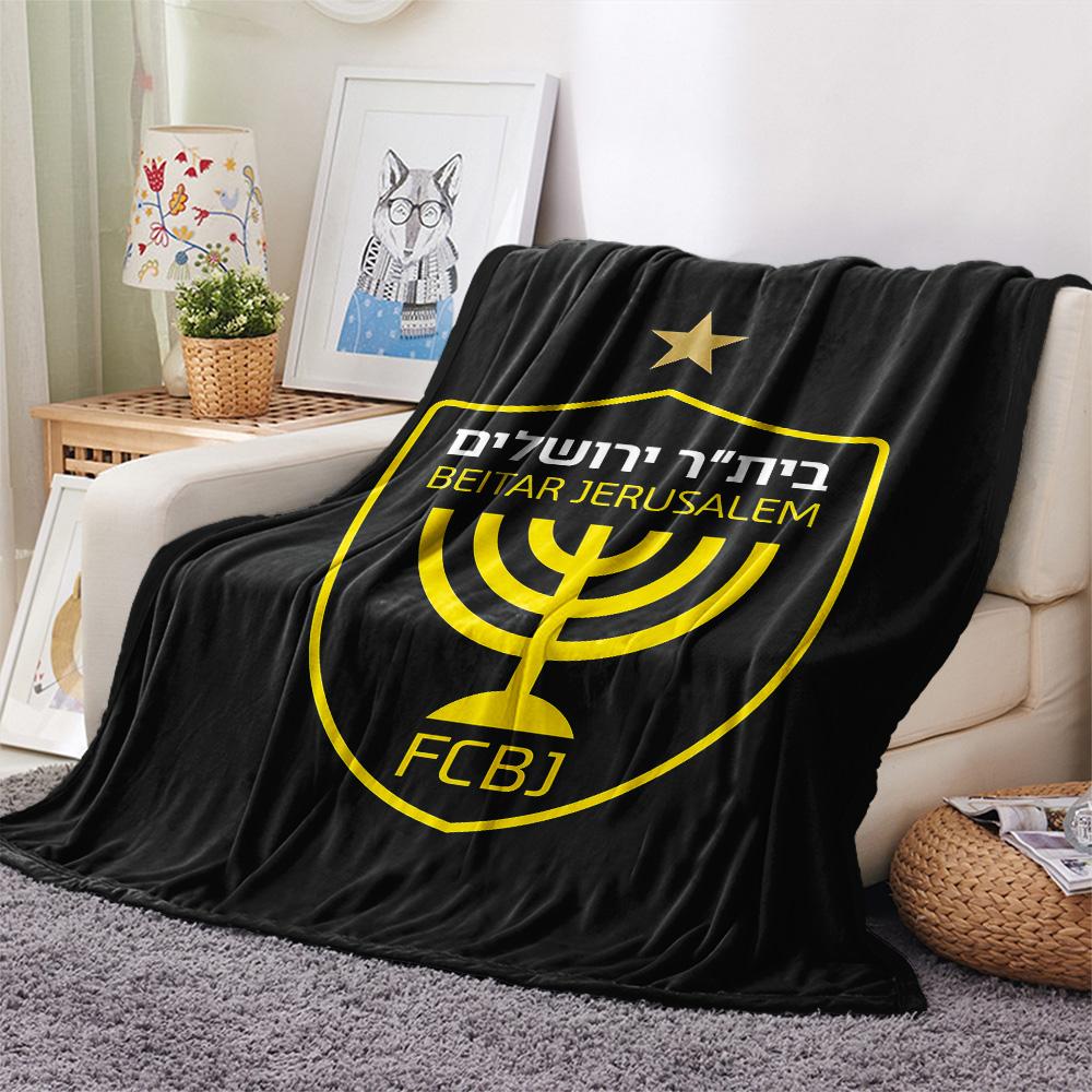 Beitar Jerusalem Flannel Blanket, High quality Comfortable for All Seasons, Home Decor, Warmth and Comfort