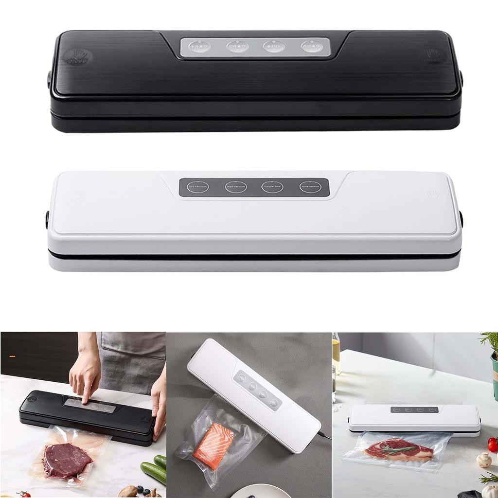 Vacuum Air Sealing with 10 Bags Multi Purpose Food Preservation Automatic Seal Storage for Snacks Seafood Bread Fruits Nut