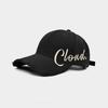 Black Side Letter Embroidered Baseball Hat for Women In Summer Travel Sun Protection Sun Protection Baseball Hat Showing Small Face