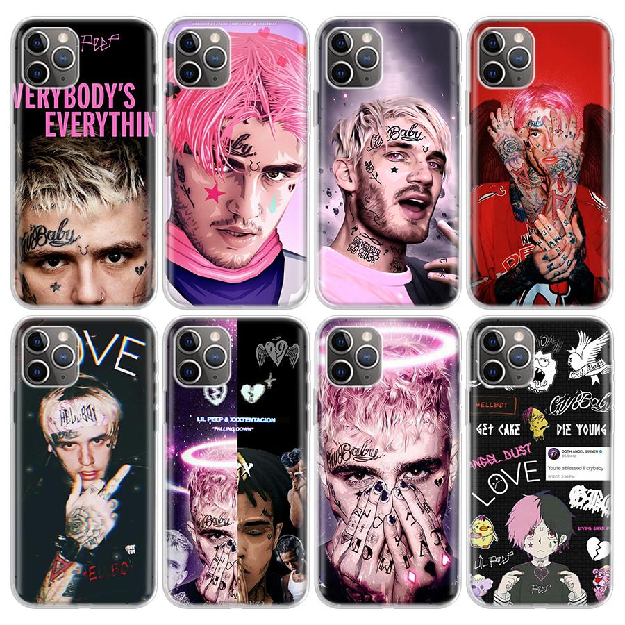 Lil Peep Phone Case For iPhone 17 Air 11 13 Mini 14 15 Plus 16 12 Pro Max 16E SE 7 8 Pattern Soft TPU Back Cover 17 Air 11 13 M