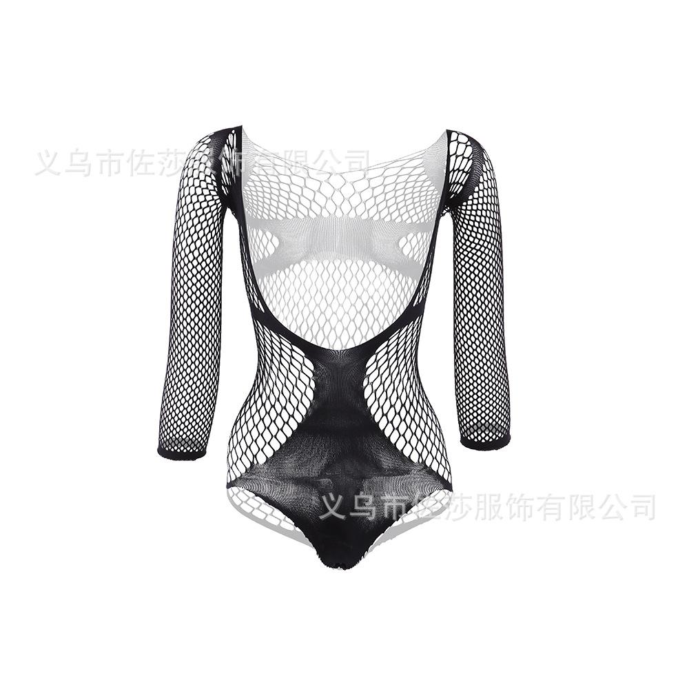 European and American foreign trade factory direct sales of sex underwear, sexy net clothes, one-piece stockings, cut-out tight-fitting clothes,...