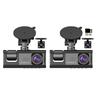 1080P Triple Dash Cam Front and Rear Inside Car Dash Camera Night Vision Car Camera for Cars