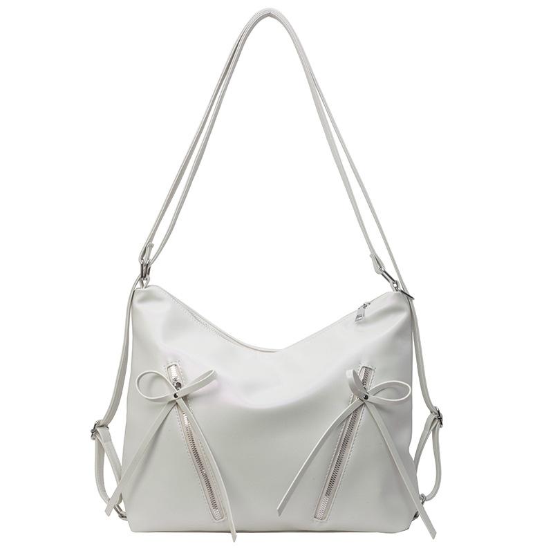 2025 New Bow Backpack Bag Women's Fashion Korean Tote Bag Casual Large Capacity Shoulder Backpack