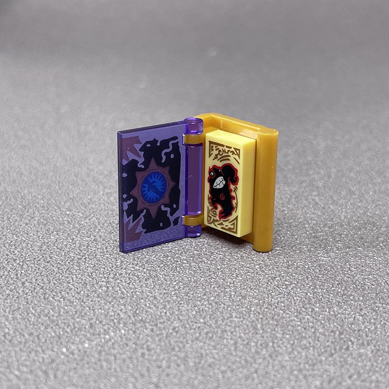 Bloki budulcowe małych cząstek: Minifigurka Otwierana Książka Magiczna 24324 & 24093
