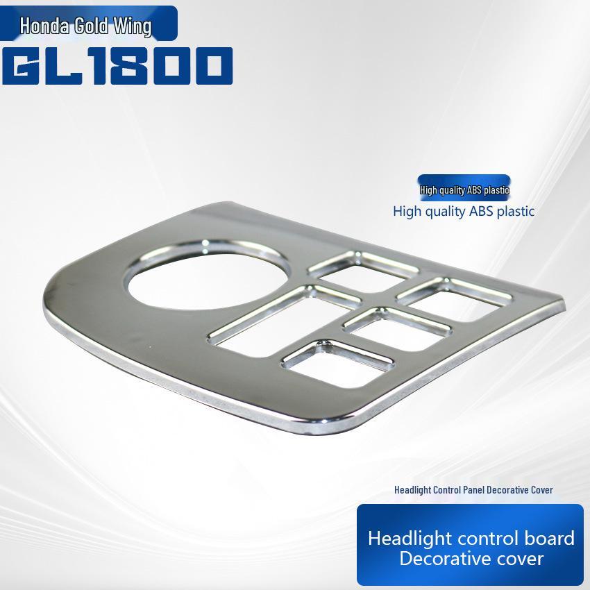 

Electroplated Headlight Control Panel Cover for Honda Gold Wing GL1800 2001-2011