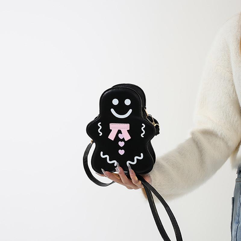 New Kawaii Bag Women Cartoon Shoulder Bag For Women Crossbody Bag Small PU Leather Phone Purse Bag CLE