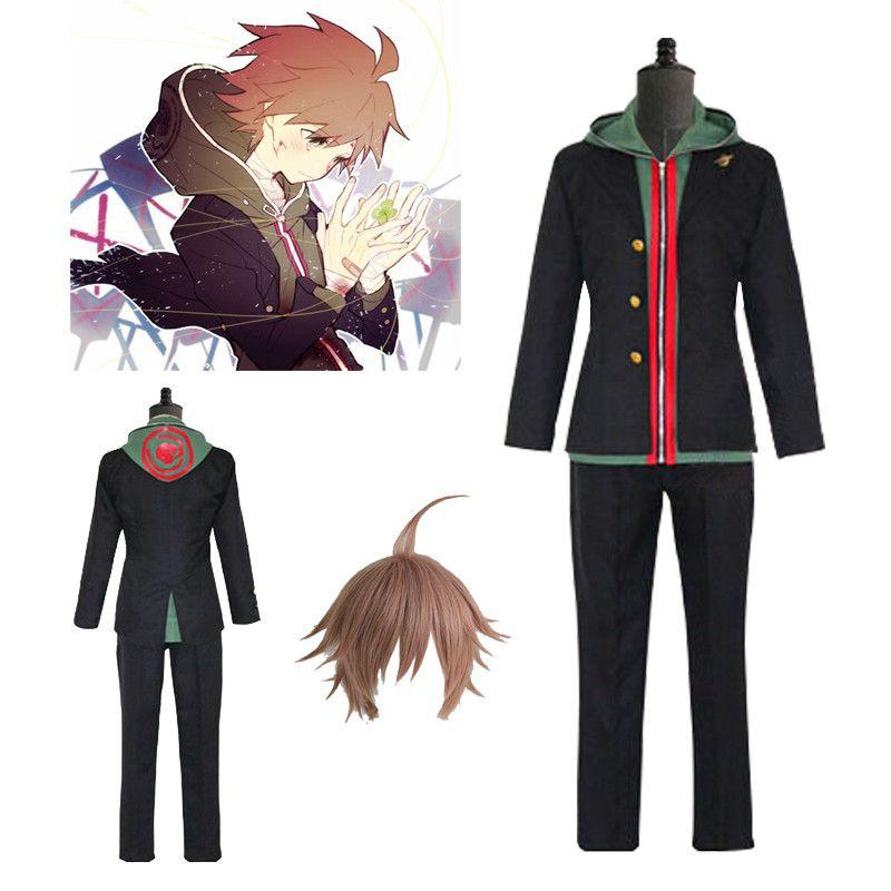 Authentic Danganronpa Trigger Happy Havoc Makoto Naegi Jacket Cosplay Hoodie