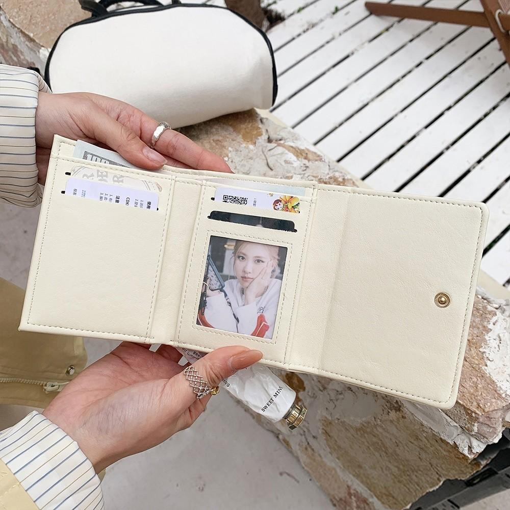 New Pouch PU Leather Wallets Money Bag Large Capacity Short Hasp Fold-over Purses Card Holder Women Wallets