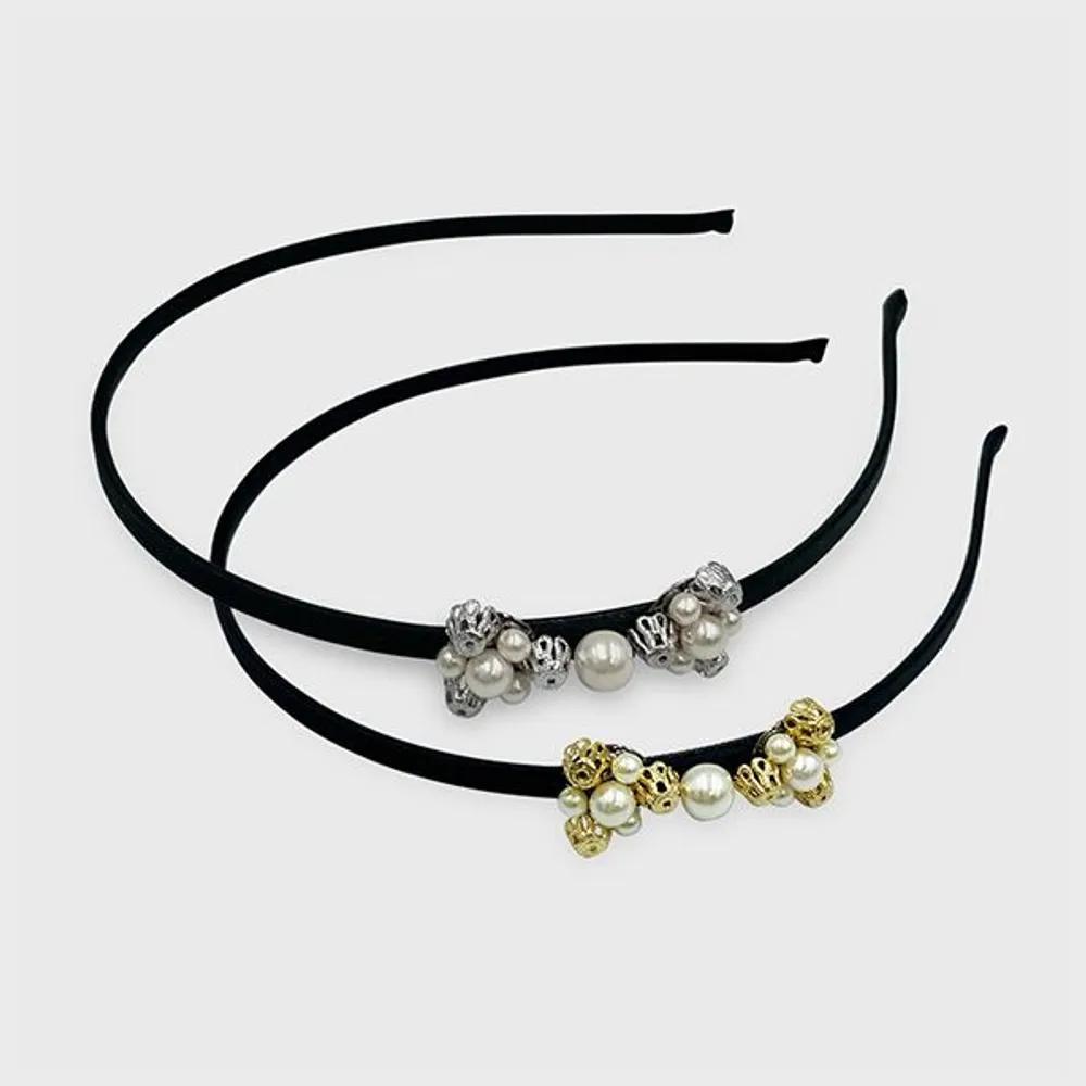 Mini Pearl Ribbon Hairband LFHB0468
