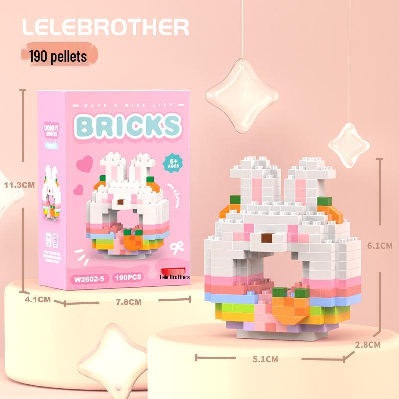 Compatible Lego Micro Building Block Cartoon Figurines - Children's Educational Desktop Toys