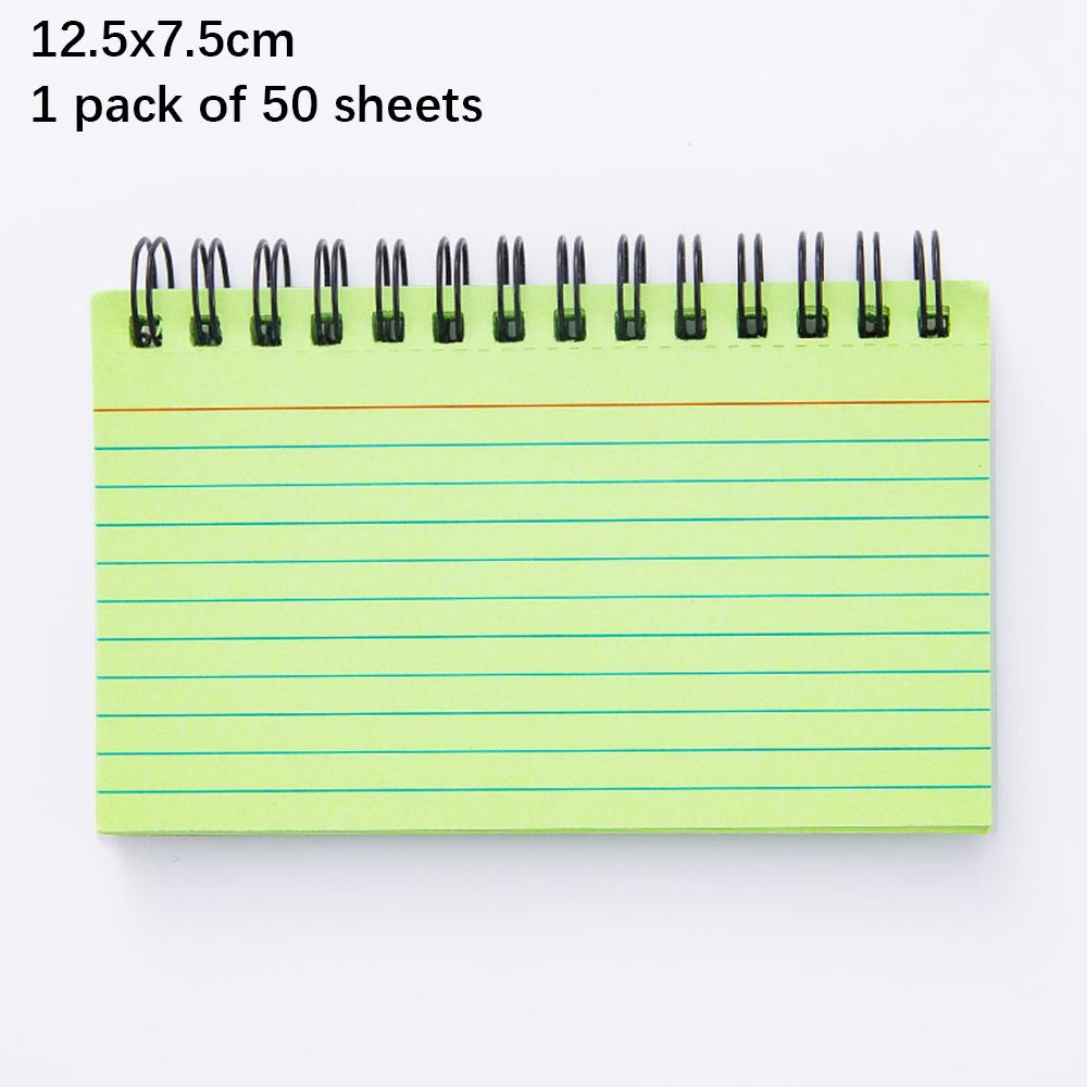 Index Cards with Ring 3x5 Inches 50-250 Sheets Notecards Spiral Flash Cards for Studying Nursing School Office Taking to Do List